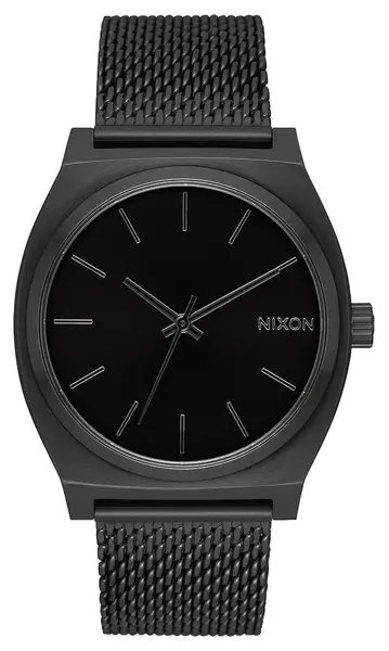 Image of Nixon A1187-001-00 Time Teller Milanese All Black Watch