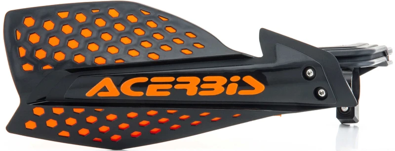 Image of 0022115.313 - Acerbis X-Ultimate Hand Guards - Black/ Orange 0022115.313
