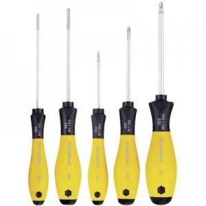 Image of Wiha 302SF ESD Screwdriver set 5 Piece Slot, Phillips