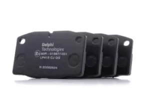 Image of DELPHI Brake pad set OPEL,LOTUS,VAUXHALL LP415 1605788,90398759,1605463 1605482,1605485,1605496,1605504,1605531,1605536,1605544,1605546,1605562