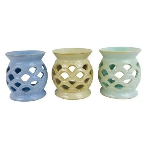 Image of Scaled Cut out Ceramic Oil Burner