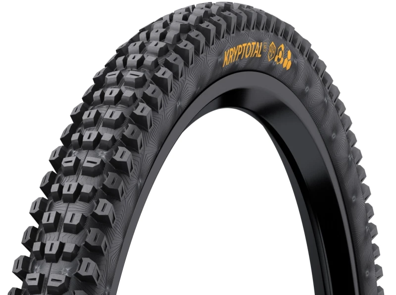 Image of Continental Kryptotal Front Downhill Tyre Supersoft Compound Foldable 29X2.40 BLACK & BLACK