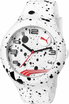 Image of Mens Puma PU10321 FORM XL - white splash Watch PU103211020