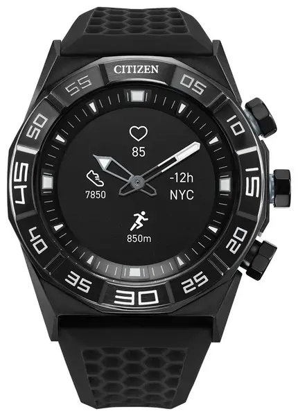 Image of Citizen Black Gen 1 Silicone Strap Smart Watch