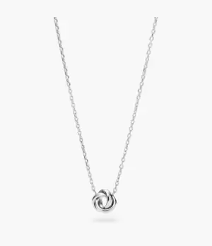 Image of Fossil Women Flex Knot Stainless Steel Necklace