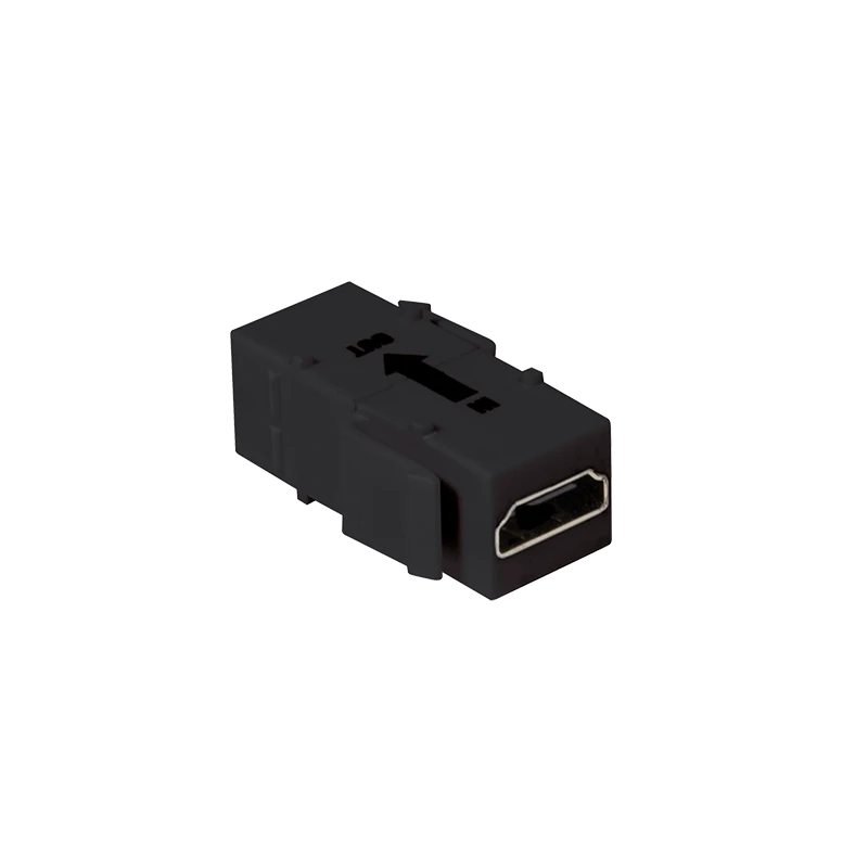 Image of LogiLink HDMI keystone coupler. A/F to HDMI A/F. 4K/30 Hz. repeater. b