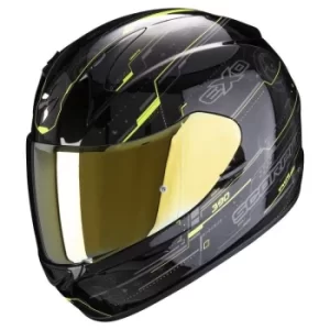Image of Scorpion EXO-390 Beat Black Neon Yellow S