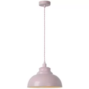 Image of Lucide ISLA - Pendant Light - Ø29cm - 1xE14 - Pink