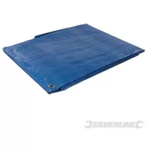 Image of Silverline - 282423) Tarpaulin 3.6 x 4.8m
