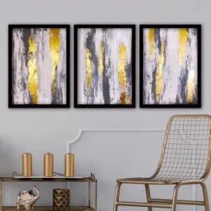 Image of 3SC183 Multicolor Decorative Framed Painting (3 Pieces)