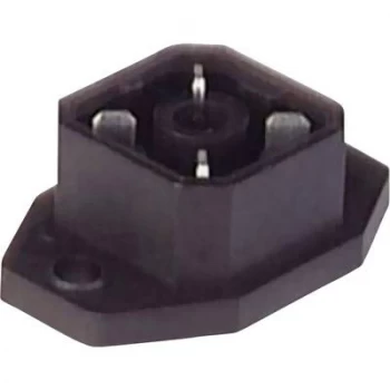 Image of Hirschmann 932 092 106 G 4 A 5 M Mounted Connector With Flange And Solder Contacts Grey Number of pins4