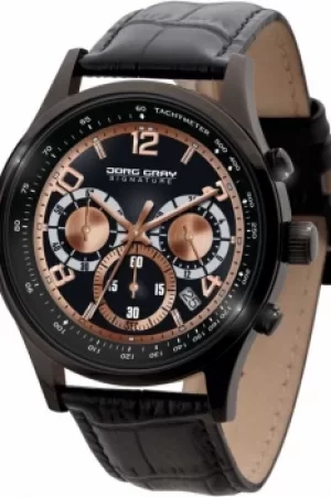 Image of Mens Jorg Gray Signature Chronograph Watch JGS3570