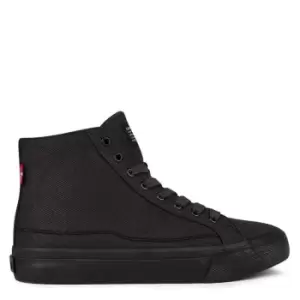 Image of Levis Deacon Mid Hi Tops - Black