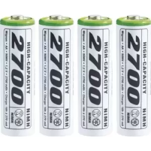 Image of Emmerich High-Capacity HR06 AA battery (rechargeable) NiMH 2700 mAh 1.2 V 4 pc(s)