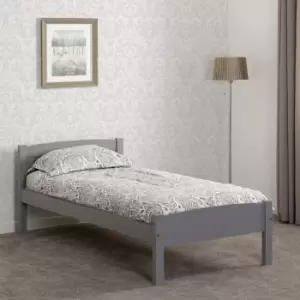 Image of Amber Wooden Bed Grey