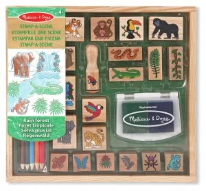 Image of Melissa and Doug Stamp a Scene Rain Forest