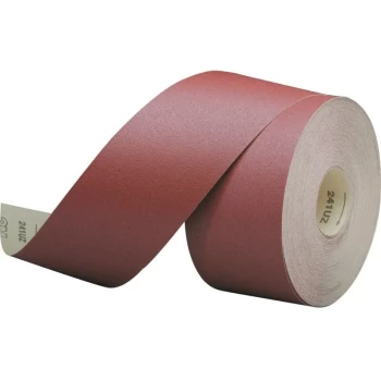 Image of 4239 241UZ Red Paper Roll 115MMX50M P120 - 3M