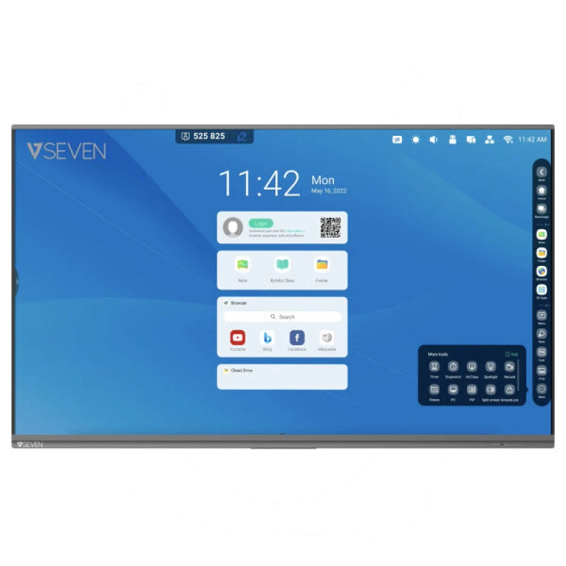 Image of V7 75" PRO IFP ANDROID 11 DISPLAY