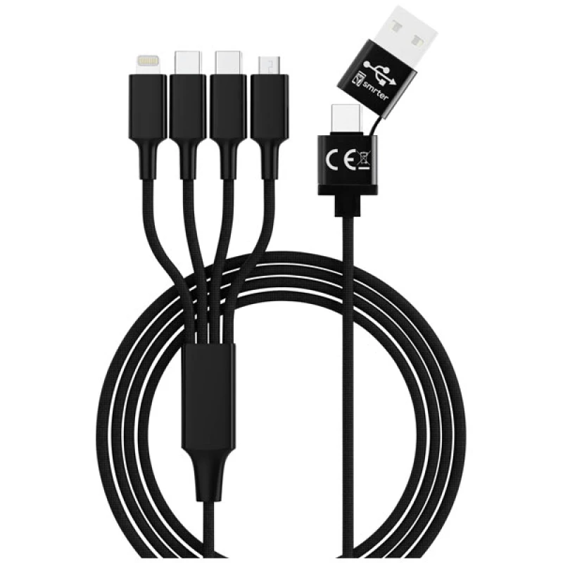 Image of Smrter HYDRA ELITE-C BL - Ladekabel USB-A/-C -> micro USB...