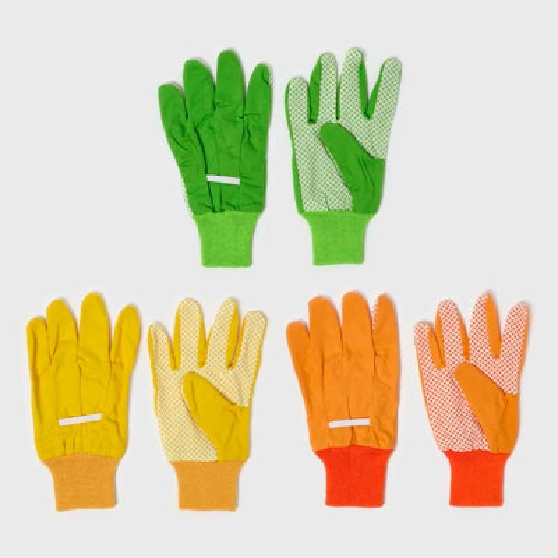 Image of Homescapes Assorted Multi-Colour Gardening Gloves, Set Of 3
