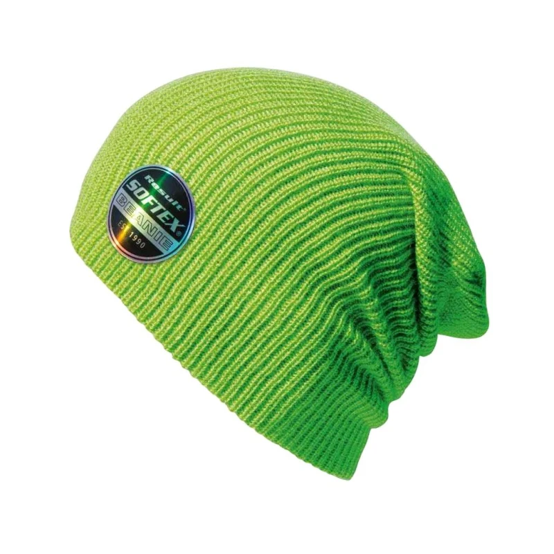 Image of Result Core Mens Softex Beanie in Lime Lime Male One Size
