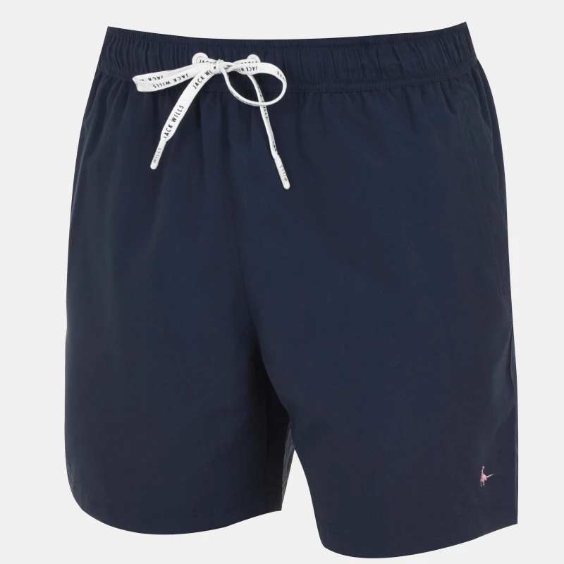 Image of Jack Wills Mid-Length Swim Shorts Mens Navy male 2XS