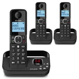 Image of Alcatel F860 Voice TAM Cordless Dect Phone Triple Handsets