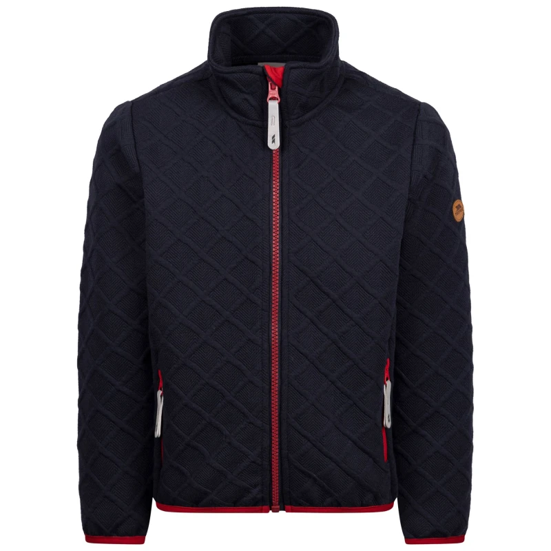 Image of Trespass Melton boys's Children's fleece jacket in Blue