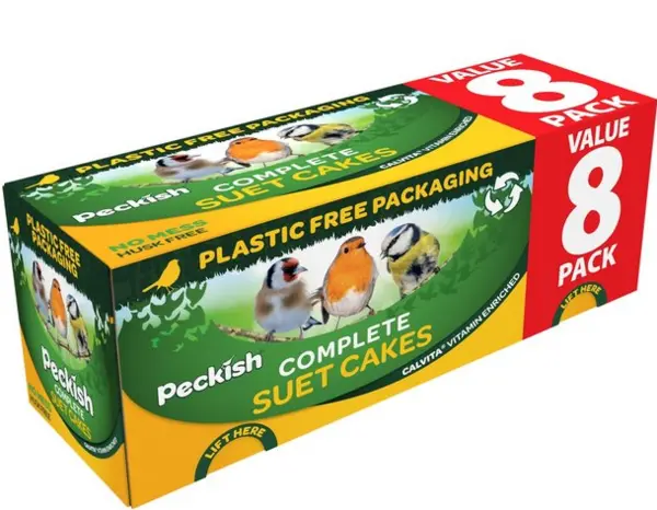 Image of Peckish Complete Suet Cakes Bird Food 8 Pcs