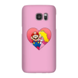 Image of Nintendo Super Mario Peach Kiss Phone Case - Samsung S7 - Snap Case - Matte