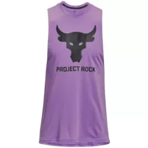 Image of Under Armour Project Rock Brahma Sleeveless Vest Mens - Purple