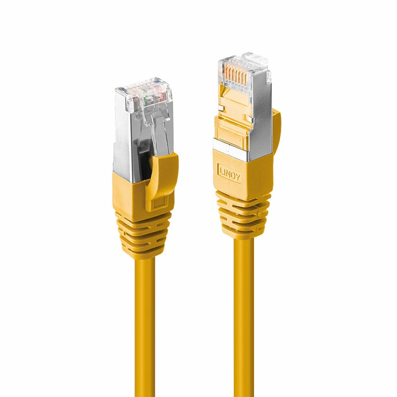 Image of Lindy 47860 networking cable Yellow 0.3 m Cat6a S/FTP (S-STP)