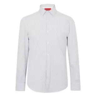 Image of Hugo Kenno Long Sleeve Shirt - Blue