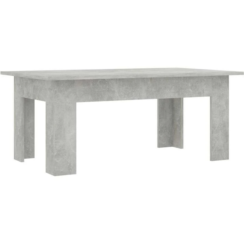 Image of VIDAXL Vidaxl - Coffee Table Concrete Grey 100x60x42cm Engineered Wood 8719883816975