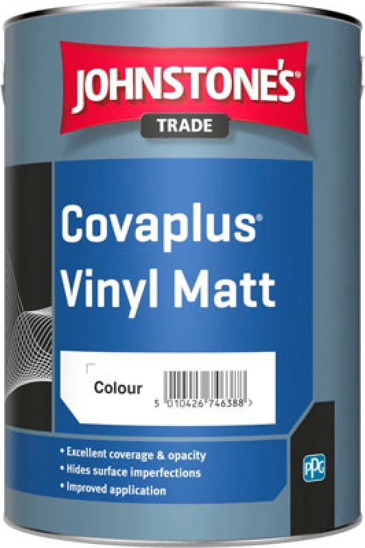 Image of Johnstones Trade Covaplus Matt Black 2.5L