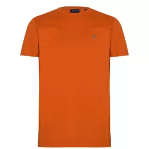 Image of Gant Crew Logo T-Shirt - Orange