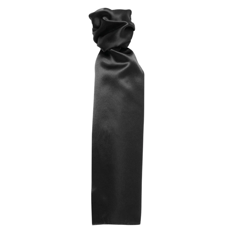 Image of Premier Premier Men Colours Plain Scarf in Black One Size Male 5063470683321