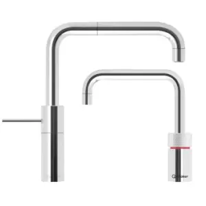 Image of Quooker Nordic Square Chrome Twin Taps