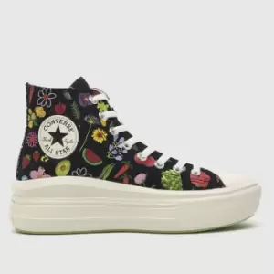 Image of Converse All Star Move Juicy Greens Trainers In Multi