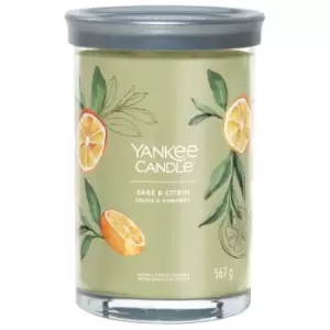 Image of Yankee Candle Tumbler Candles Large Sage & Citrus 567g