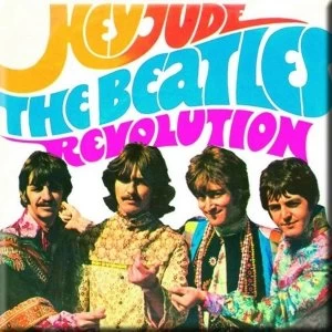 Image of The Beatles - Hey Jude/Revolution Fridge Magnet