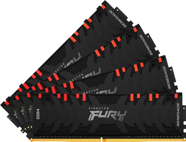 Image of Kingston FURY Renegade RGB 64GB (4x16GB) 3600MHz DDR4 Memory Kit