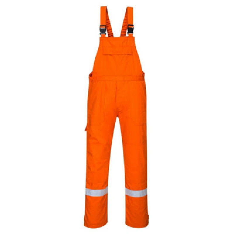 Image of Portwest Unisex Adult Bizflame Plus Bib And Brace Trouser
