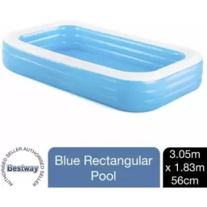 Image of Bestway Inflatable 10' x 6' x 22"/3.05m x 1.83m x 56cmFamily Rectangular Pool