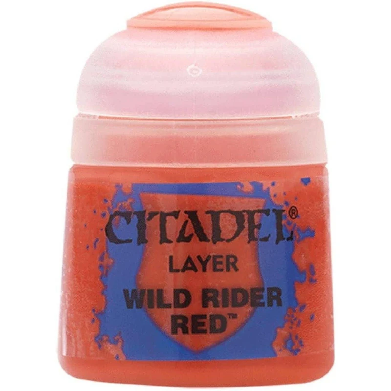 Image of Citadel Games Workshop Colour Layer: Wild Rider Red (12ml) Paint Multi