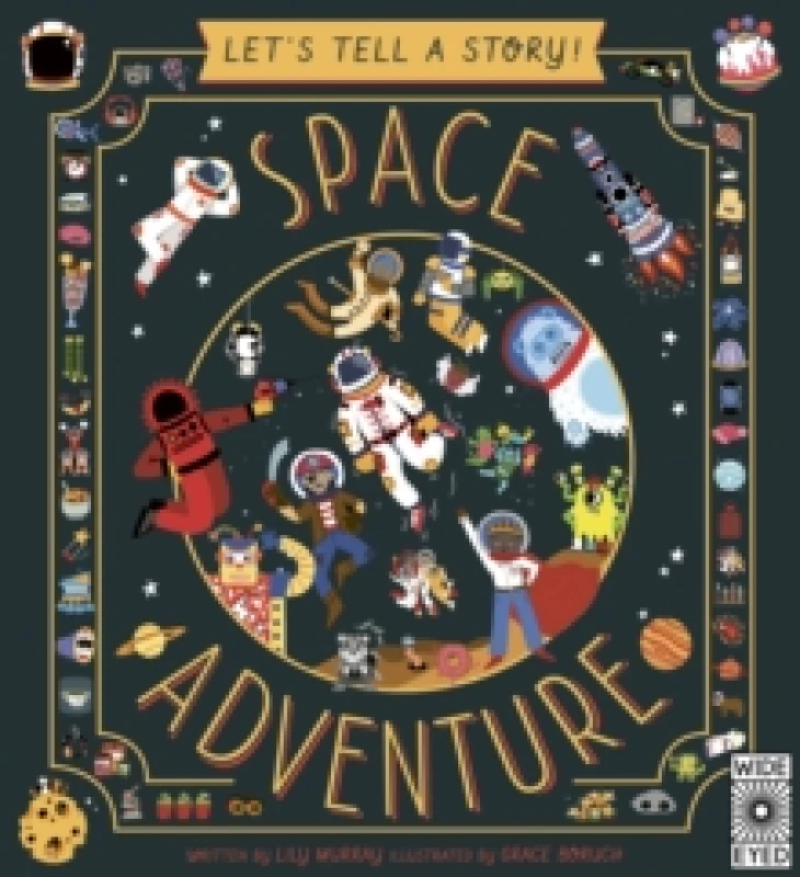 Image of Lily Murray Let's Tell a Story: Space Adventure Paperback Book Multi