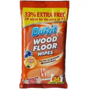 Image of Duzzit Wood Floor Wipes