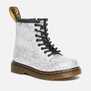 Image of Dr. Martens Toddlers 1460 Disco Crinkle Leather Boots - UK 8 Toddler