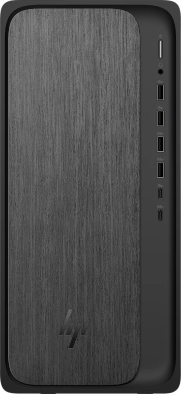 Image of HP OmniDesk M02-0003na Tower - AMD Ryzen 7, 2TB SSD - Gray Wood