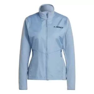 Image of adidas Multi Primegreen Windfleece Jacket Womens - Blue